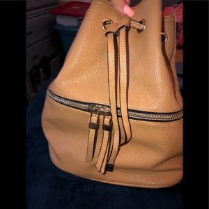 Tan Booksack/purse
